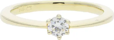 Produktbild von JuwelmaLux Ring 925 Silber Gold plattiert mit Zirkonia JL30-07-4622 G54