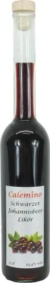 Produktbild von Calemino Schwarzer Johannisbeer-Likör 15,4% vol 500ml Designerflasche