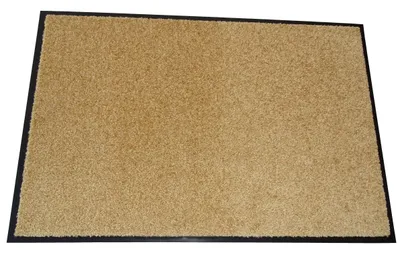 Produktbild von Mertex Schmutzfangmatte waschbar Kiel caramel ca. 90 x 150 cm mit umlaufenden Rand Türmatte Sauberlauf Schmutzmatte Fußabstreifer