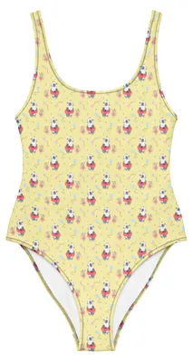 Produktbild von Mr. & Mrs. Panda Badeanzug Otter Schwimmen Größe XXL - Ecru - Geschenk, Damen-Badeanzug, Rückenfreier, Wassersport, Bademode, Schwimmkurs, Schwimmanzug, Swimsuit