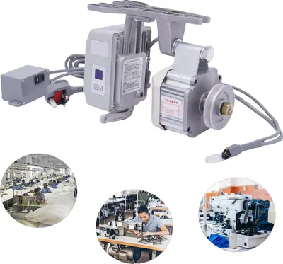 Image de Moteur de machine à coudre, vitesse réglable 200-6000 tr/min, silencieux, protection contre les surcharges