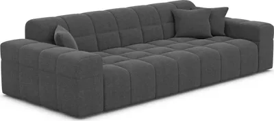 Produktbild von Strukturstoff 3-Sitzer Couch Nivara Anthrazit