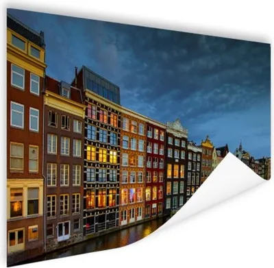 Produktbild von MuchoWow® Poster Amsterdam - Niederlande - Wasser 180x120 cm - Fotoplakat