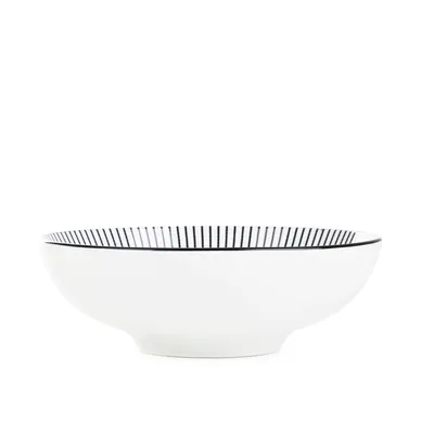 Produktbild von Schüssel Salatschüssel Rührschüssel NAVIA Schale schwarz 21 cm HOMLA
