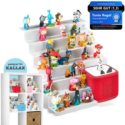 Produktbild von TRAUMBAUM® Tonie Regal als Einsatz für IKEA KALLAX | Tonie Box Aussparung RECHTS