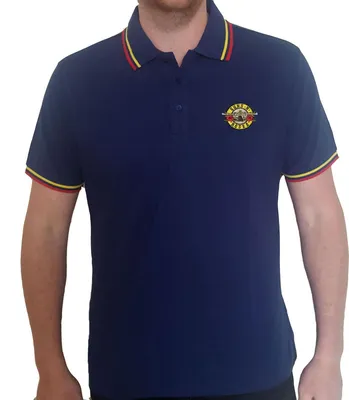 Immagine prodotto di Guns N Roses - Polo "Classic" per uomo/donna Unisex RO754 (XXL) (blu navy)