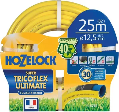 Image de Tuyau d’arrosage multi usage Super Tricoflex Ultimate 19mm - 50m - jaune