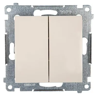 Produktbild von Kontakt-Simon DW5A.01/41, Kunststoff, Weiß, IP20, IP44, 250 V, 16 A, 75 mm
