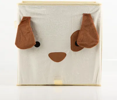 Immagine prodotto di Contenitore in tessuto ANIMAL, tema bambino, 29 x 29 x 29 cm