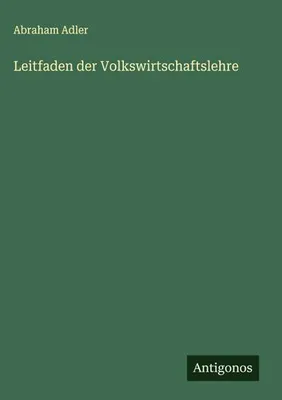 Produktbild von Leitfaden der Volkswirtschaftslehre