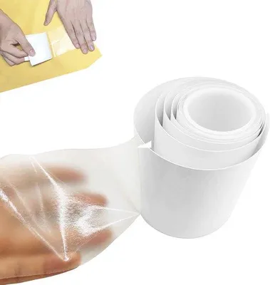 Immagine prodotto di Nastro di riparazione - Kit di riparazione per materassi gonfiabili - 7 x 100 cm - Nastri sigillanti - Impermeabile - Trasparente - Per riparazioni di piscine, letti gonfiabili, cuscini gonfiabili