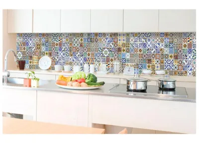 Zdjęcie produktu dla Dimex fototapeta do kuchni KI-350-097 Portugalskie płytki 60 x 350 cm