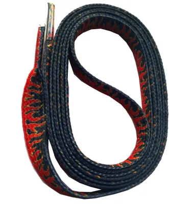 Produktbild von SNORS bedruckte Schnürsenkel flach - FLAMMEN - 10mm - 140cm