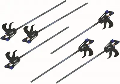 Produktbild von 6x Schnellspannzwinge 600 mm Einhandzwinge Klemmzwinge Schraubzwingen