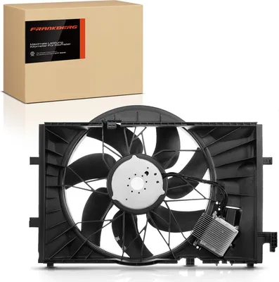 Obrázok produktu pre Frankberg 1x ventilátor chladenia motora s rámom ventilátora chladiča Mercedes-Benz W203 CL203 S203 C/A209