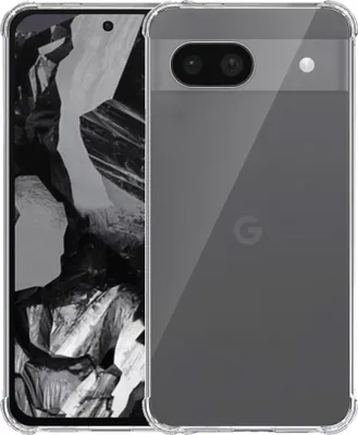 Produktbild von Geeignet für Google Pixel 8A Phone Case Transparent mit Bumper - Clear Case stoßfest TPU Silikon Back Cover Case Transparent - Smartphonica