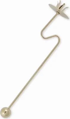 Produktbild von Riffelmacher 10142 - Balance-Kerzenhalter, Durchmesser 1,5 cm, Silber, aus Metall, Kerzen-Halter, Baumkerze, Stabkerze, Dekoration, Weihnachten, Advent