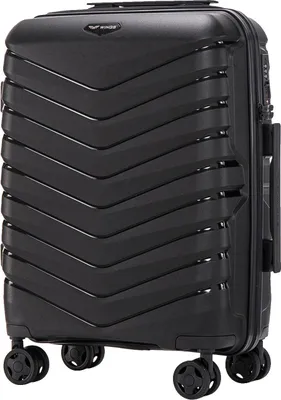 Produktbild von Wings PHOENIX Kabinenkoffer 20" TSA Schwarz, Polypropylen