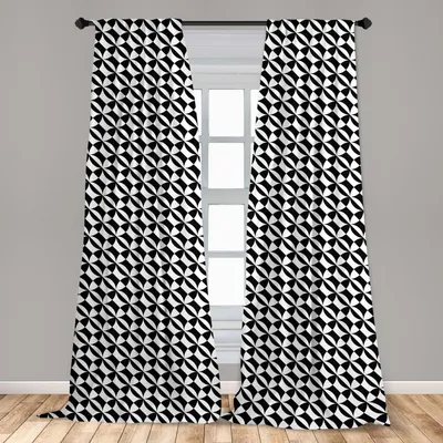 Produktbild von Abakuhaus, Fenstervorhänge, Boho Diagonal Forms, 2-Panel-Set, 150 x 225 cm