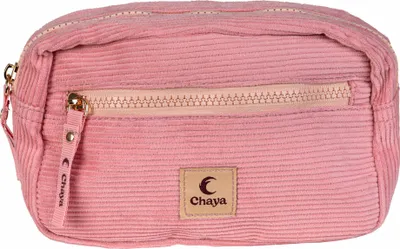 Produktbild von Rosa Cord Gürteltasche mit RFID-Schutz und organisierten Innenfächern