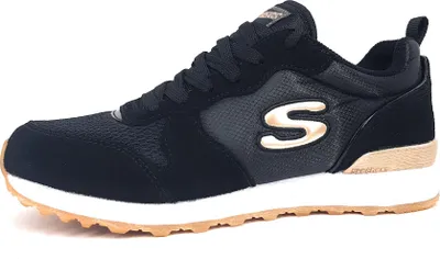 Immagine prodotto di Skechers Retros Golden Gurl scarpe sportive da donna scarpe da ginnastica nero tempo libero, numero di scarpe: 37 EU