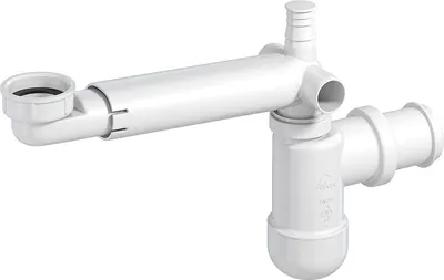 Produktbild von PREVEX Preloc Sifon für Waschbecken / Badezimmer, platzsparender Universal-Siphon | aus recyceltem Kunststoff