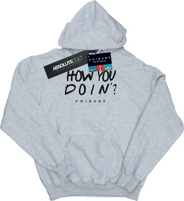 Produktbild von Friends - "How You Doin?" Kapuzenpullover für Damen BI7384 (S) (Grau)