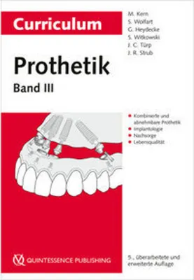 Produktbild von Curriculum Prothetik Band 3
