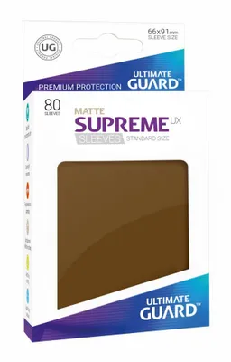 Image de Supreme UX Sleeves Standard Size Matte Braun (80)