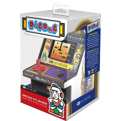 Produktbild von My Arcade Micro Player Dig Dug Retro-konsole Weiß One Size / EU Plug Weiß One Size