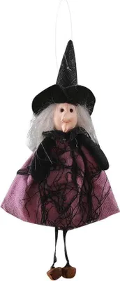 Produktbild von Halloween-Hexenpuppe zum Aufhängen – Innendekoration