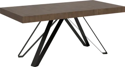 Produktbild von ITYHOME - Ausziehtisch 180/440x90 cm Terium Nussbaum Tischbeine Anthrazit