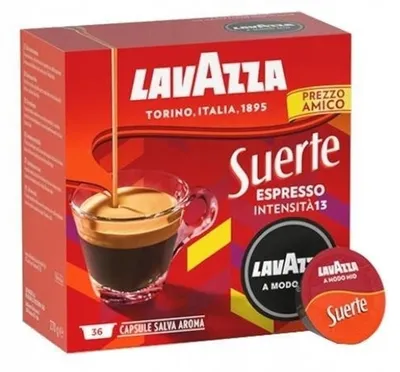 Produktbild von Lavazza Suerte, Kaffeekapsel, Espresso, Dunkle Röstung, A Modo Mio, 36 Tassen, 13/13