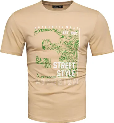Produktbild von Recea Kurzarmhemd für Männer Viscavergoni beige XXL