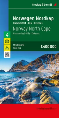 Produktbild von Norwegen Nordkap, Straßenkarte 1:400.000, freytag & berndt