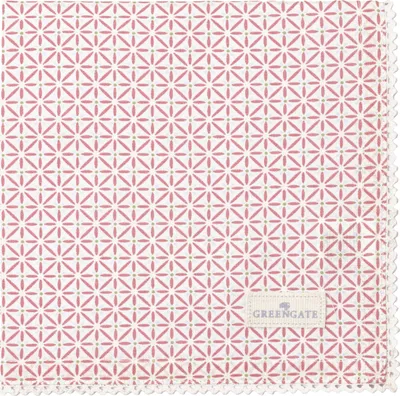 Produktbild von Greengate Stoffserviette Britt Pale Pink (40x40cm)