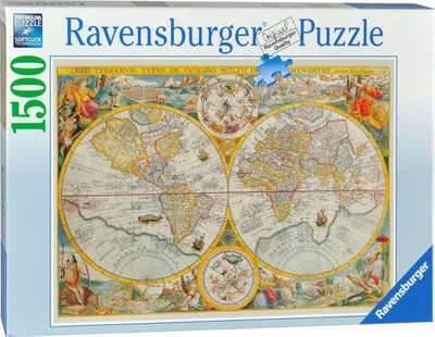 Immagine prodotto di Puzzle Mappa storica 1500 pezzi