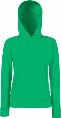 Produktbild von Fruit of the Loom - Lady-Fit Classic Hooded Sweat - Kelly Green - XL