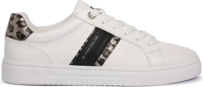 Image de Tom Tailor Chaussures à lacets pour femmes Sportive Blanc Loisirs, Taille:39 EU