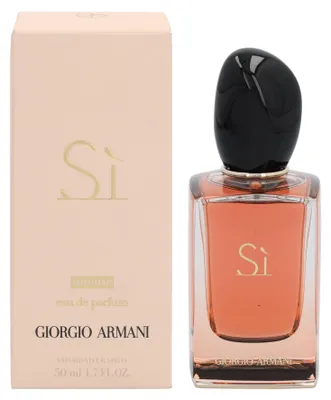 Produktbild von Giorgio Armani Sì Intense, Frauen, 50 ml, Schwarze Johannisbeere, Davana, Rose, Benzoe-Resinoid, Patschuli, Spray