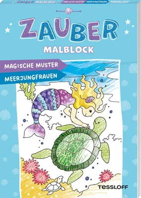Produktbild von Zaubermalblock. Magische Muster. Meerjungfrauen