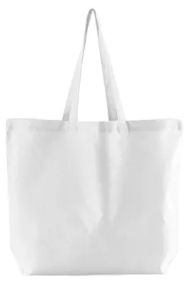 Produktbild von Westford Mill - Einkaufstasche "InCo Maxi", Baumwolle LT1334 (Einheitsgröße) (Weiß)
