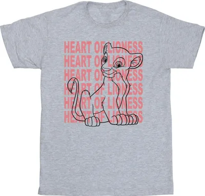 Produktbild von Disney - "The Lion King Heart Of A Lioness" T-Shirt für Herren BI32698 (3XL) (Grau)