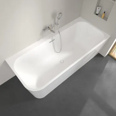 Productafbeelding van Villeroy & Boch Taro wandbad, 180 x 80 cm, voor hoekopstelling, rechts
