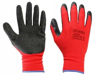 Produktbild von DBautomotive Nylon Arbeitshandschuhe mit Latex-Beschichtung Größe 10