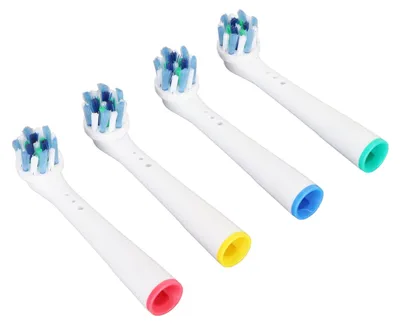 Produktbild von 4PCS Elektrische Zahnbürste Köpfe Weichen Borsten Pinsel Set Ersatz Für Oral B Braun D12 D10 D16 DB4510
