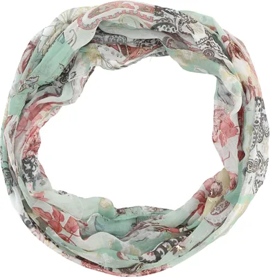 Produktbild von Seiden-Tuch für Damen Blumen Muster Elegantes Mode Seidenschal/Halstuch/Schultertuch Motiv 5