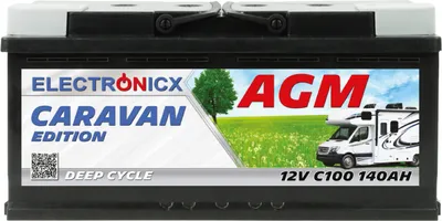 Obrázek produktu pro Electronicx Caravan V2 AGM 140 Ah 12 V ▶ Karavany a lodě  Prémiový servis