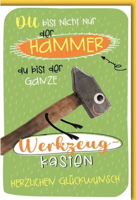 Produktbild von Geburtstag - Glückwunschkarte im Format 11,5 x 17 cm mit Umschlag