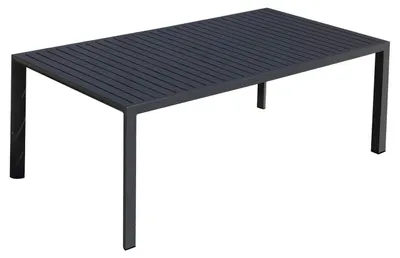Immagine prodotto di Tavolo da Giardino 100x200x75 cm in Alluminio Antracite